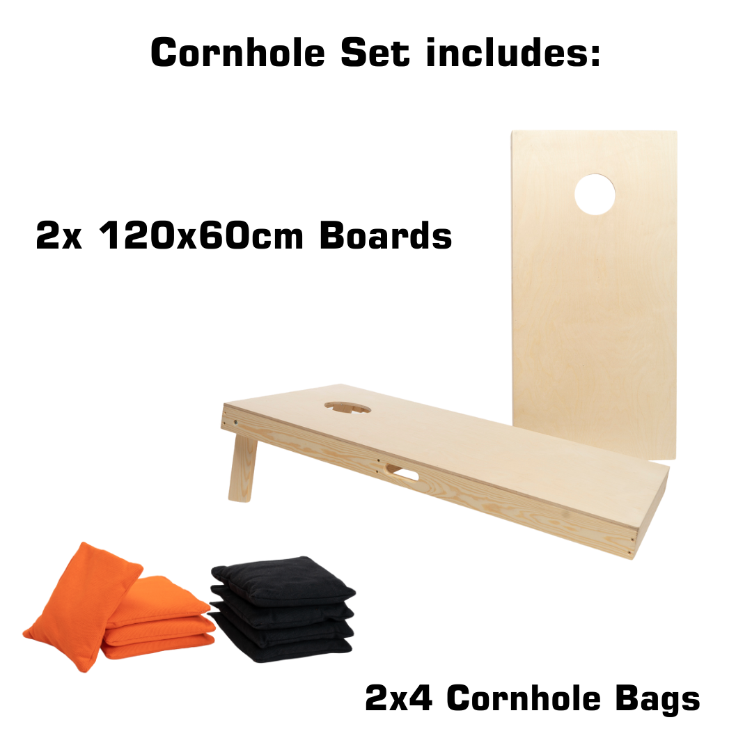 Cornhole Set 120x60 - Blank - Wicked Wood Games