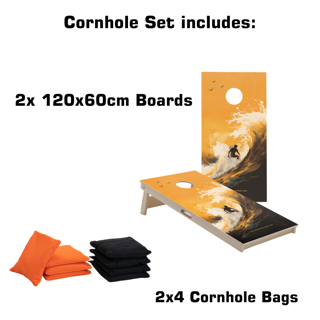 SURF - Cornhole Set - 2 board / 2x4 bags