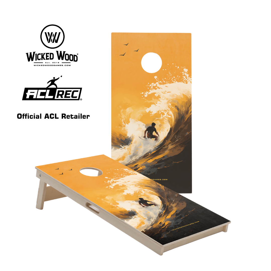 SURF - Cornhole Set - 2 board / 2x4 bags
