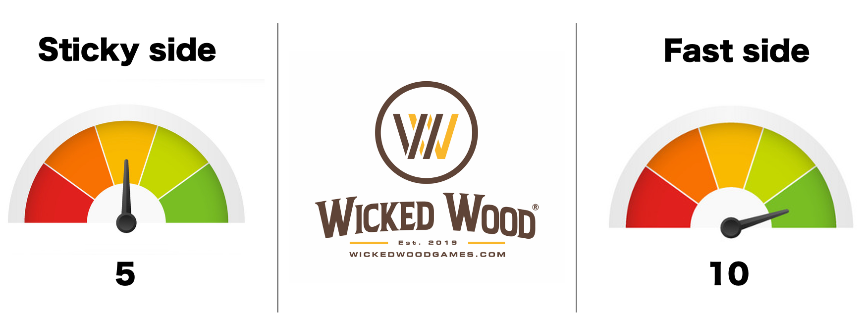 Wicked Wood Pro Bags - All-Slide 2.0 - 1x4 Cornhole Bags - Wicked Wood Games