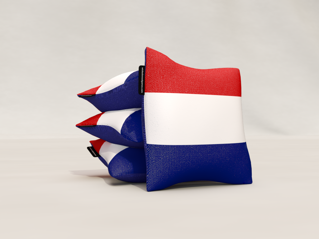 Cornhole bags - Netherlands/Belgium - 2x4 pieces - Wicked Wood Games - Wicked Wood Games